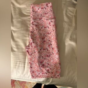 LoveShackFancy x Beach Riot Ribbed Floral Leggings